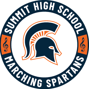 Summit High School Marching Spartans Logo